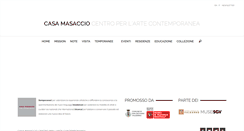 Desktop Screenshot of casamasaccio.it